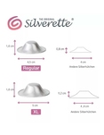 Silverette Silber-Brusthütchen